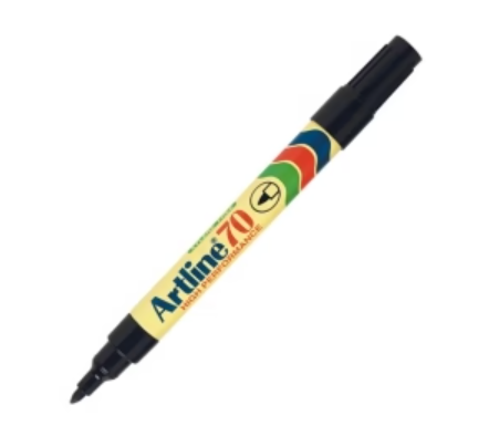 Artline 70 Black Permanent Marker