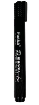Foska Permanent Marker Black