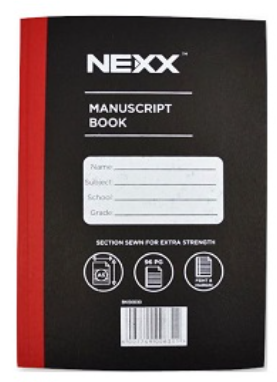 Manuscript Book Nexx A5 96 page