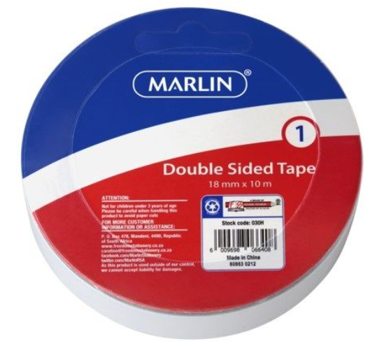 Marlin - Double Sided Tape 10m