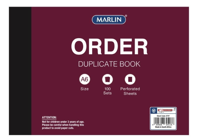 Marlin A6 Duplicated Order Book
