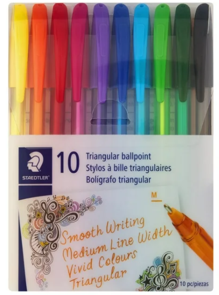 Staedtler Ballpoint Pens Assorted 10-Pack