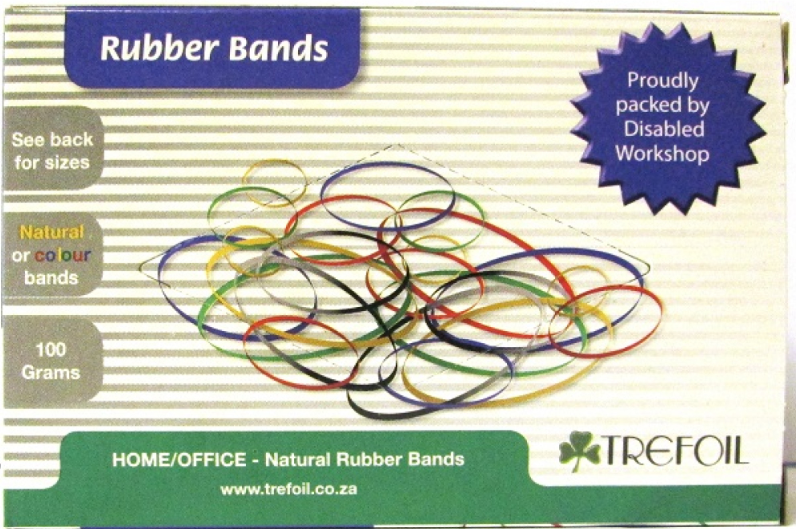 TREFOIL Rubber Bands - 100 Grams