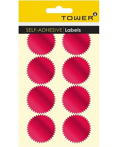 TOWER Notarial Seals - Metallic Red